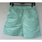 NWT Sporty & Rich Good Health Nylon Women’s Short Thyme/White L Lounge Relaxed Green Size L Photo 3