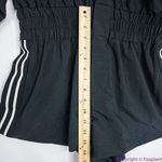 Free People New ‎ Movement Black Tracksuit Shorts Romper Long Sleeves, M Photo 6