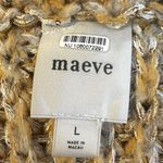 Maeve Anthropologie  Collared Oversized Cardigan Sweater Large Shimmer Sparkle Photo 12