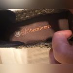 Bernie Mev Women’s Criss Cross Metallic Mary Jane Wedges Shoes Gold Size 38 Photo 13
