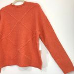 Abound New  Argyle Stitch Sweater Textured Soft Knit Pullover Apricot Photo 3