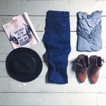 Xhilaration Y2K Ruffled Skinny Denim | Size 7 Photo 1