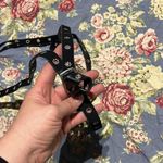 Funky edgy ring long chain leather belt Photo 1