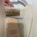 Aya Muse Marmo Dress in Buttercream Size L Photo 5