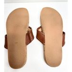Jack Rogers  Brown Cork Leather Thong Sandals Casual Summer Shoes Size 5 Photo 4