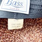 Vintage Bass Woven Braided Raffia Straw Sun Hat Dark Brown Y2K 90s Blossom OS Photo 6