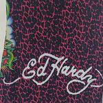 Ed Hardy  Plus Size 2X Cobra Roses
Pink Cheetah Mesh Mini Dress
 NWOT Y2K Photo 7