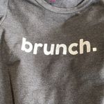 Vince Camuto COPY - NWT BRUNCH Puff Sleeve Gray Sweatshirt Top XS Photo 4