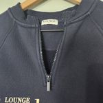 Lounge  Sunday Club Navy Quarter Zip Sweatshirt, L Photo 7