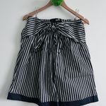 Love moschino skirt size 6 blue white striped tie front Photo 2
