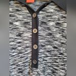 Missoni for target black and whit striped space dye knit shirt dress xs Photo 5