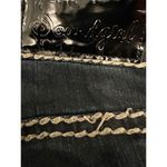 Soundgirl  Jeans Size 11 Dark Wash Rhinestone Button Boot Cut Y2K Western Photo 6