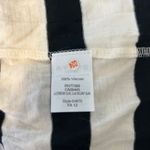 Madewell  Long Sleeve Tunic Top‎ Striped Ivory Black Size S Photo 4