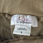 Motherhood Maternity Oh Baby  Pull On Large Corduroy Straight Wide Belly‎ Band Photo 5