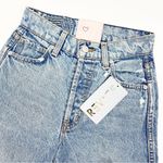 Revice Denim Revice Frontrunner High Rise Distressed Straight Leg Jeans Grand Prix Light Wash Photo 6