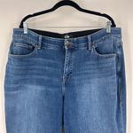 LuLaRoe Women Size 36 Blue Denim Stretch Jeans Hi Rise Magic Slimming Band 16 Photo 5