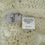 Chicwish ‎ Turtleneck Sweater Chunky cowl neck Knit White Style Size M (No Tag) Photo 5