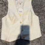 Monteau NWT  linen blend vest top small Photo 2