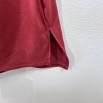 Reborn J Women's Knit Midi Dress Red 3/4 Sleeve Drawstring Waist Casual Size S Photo 8