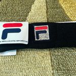 FILA NWT Black Athletic Terrycloth Sweatband Headband One Size Unisex Photo 0