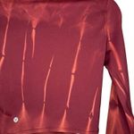 Lululemon Wunder Train Cropped Long Sleeve Size 4 Sun Bleached Wash Red Merlot Photo 7