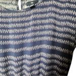 Gap  Women's Short Sleeve Navy and Red Floral Patterned  Elastic Waist Dress Photo 4