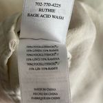 Rails Ruthie Top Sage Acid Wash Sz Medium Tencel/ Linen/ Ramie Photo 7