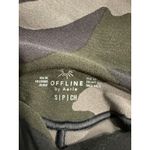 Aerie OFFLINE  Real Me Green Camo Print 7/8 Legging Hi-Rise Sz Small Photo 3