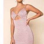 Revolve Superdown Grabriella Cut Out Pink Sparkle Mini Dress Size M Photo 0