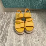 Sorel Yellow Women's Sandals with Braided Strap Size 8.5 Photo 1
