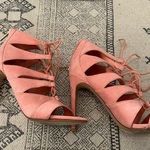 Madden Girl Pink  lace up heels Photo 0
