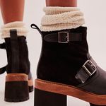 Free People 🆕 | CARTER CROP PLATFORM BOOT | BLACK | SIZE: US 8 Photo 2