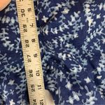 Sundance  women's small linen blue print wide leg pants white pattern casual Photo 5