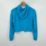 Zyia  Active blue pullover spellout logo hooded sweatshirt lounge Photo 3