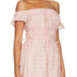 Tularosa  Revolve Julianna Romper in Blush Pink Stripe Sz XS $228‎ Photo 0