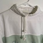 Lee Vintage Sport Sweatshirt White Green Embroidered Floral M Photo 5
