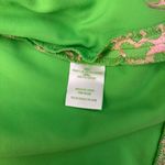 Lilly Pulitzer  Freja New Green Pique Two Tone Lace Fit Flare Dress Photo 5