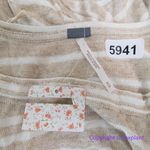 Free People New! Between The Lines Tunic Top dress Beige , size M Photo 13