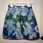 Carven‎ Jaquard Floral Mod Mini 34 Blue Photo 9