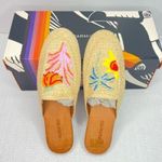 Farm Rio Tropical Beaded Raffia Mules, size 8, EU 39 Photo 6