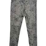 Current/Elliott | Sz 26 | Soho Zip Stiletto Castle Dirty Paw Snake Print Pants Photo 7