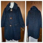 Blue 1950s Miss Maisel wool swing coat Size M Photo 3