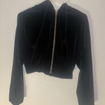 H&M  Cropped Velvet Zip-Up Photo 0