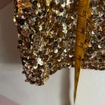 Gold Sequin Tank Top,‎ Y2K, Clubwear, Indie Sleaze, Glam, 2000s, 3X Photo 3