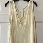 Umgee Cream Relaxed Asymmetrical Tank Top Photo 0