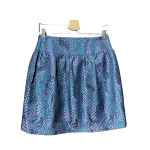 LK Bennett L.K. Bennett Aminta Jacquard Animal Print Mini Skirt‎ Emerald Blue Size US 6 Photo 5