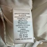 BCBGMAXAZRIA  Formal Trudy A Line Dress Metallic Cream Silver Strapless Size 0 Photo 12