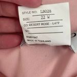 LOVELY One Shoulder Plus Dessert Rose Blush Pink Elegant Bridesmaids 22W #1656 Size undefined Photo 7