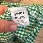 Spirit Dress Gingham Embroidered Top Green Size L Photo 2