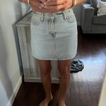 7 For All Mankind High Waisted Mini Jean Skirt Photo 2